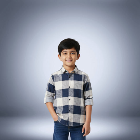 Boys' Classic Checkered Shirt