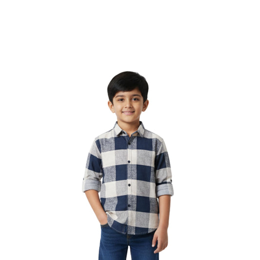 Boys' Classic Checkered Shirt