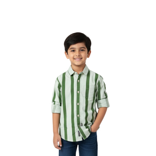 Boys' Casual Striped Shirt