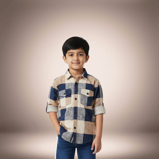 Boys' Classic Checkered Shirt