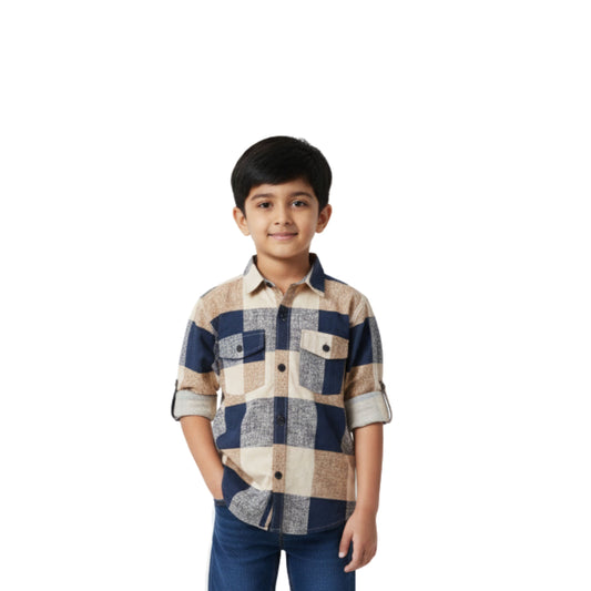 Boys' Classic Checkered Shirt