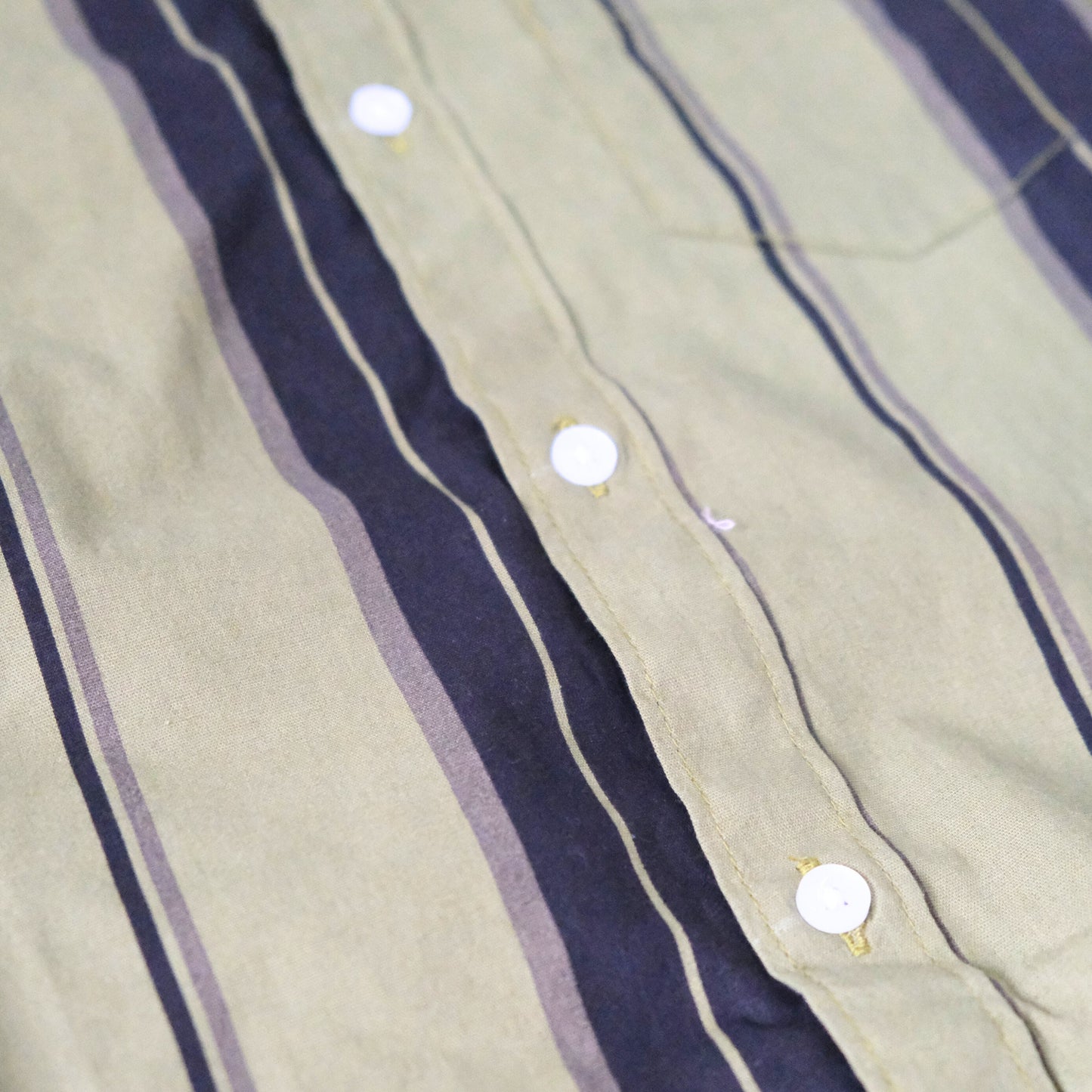 Boys' Olive Green & Black Striped Shirt – Smart & Sleek