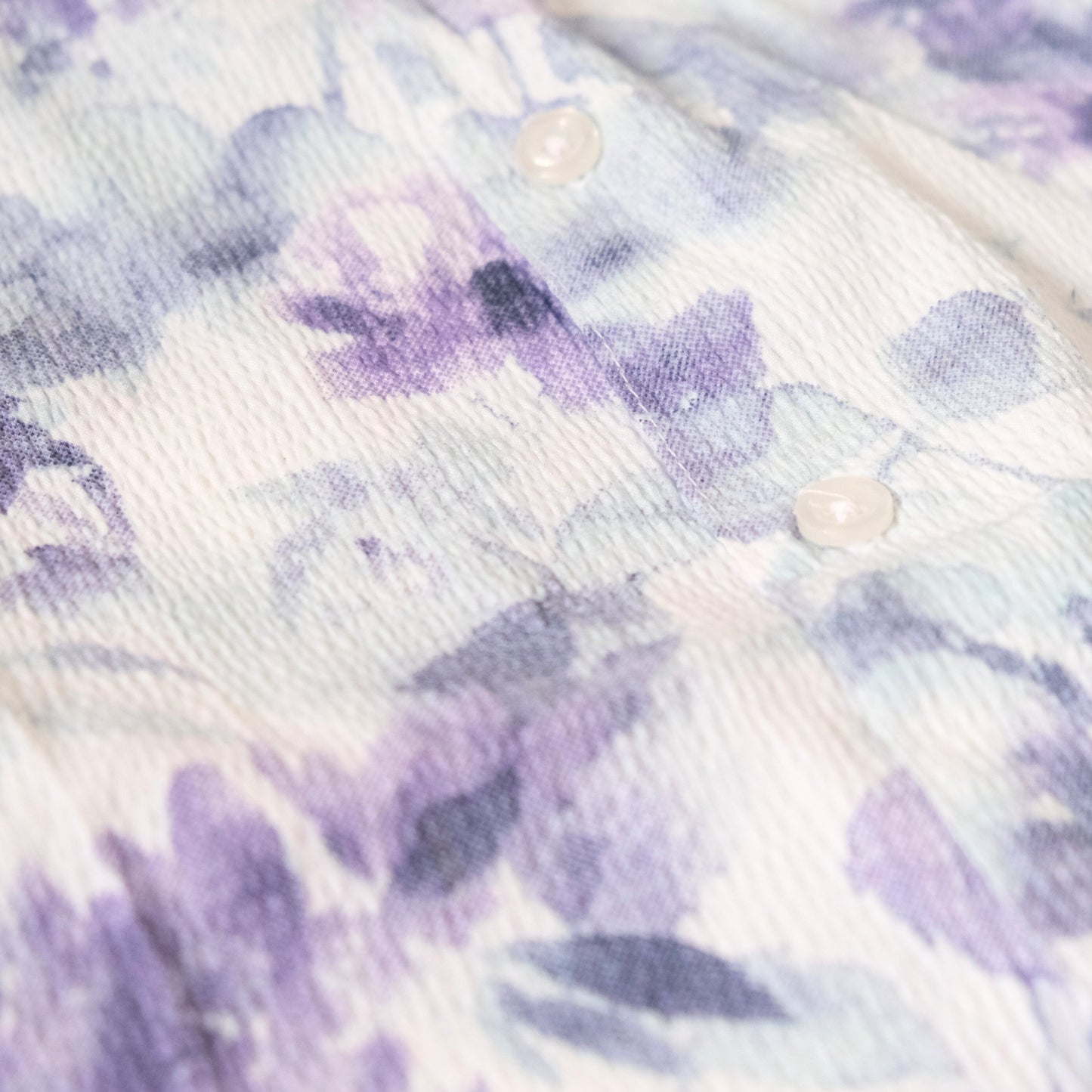 Boys' Purple & White Floral Printed Shirt – Fresh & Stylish