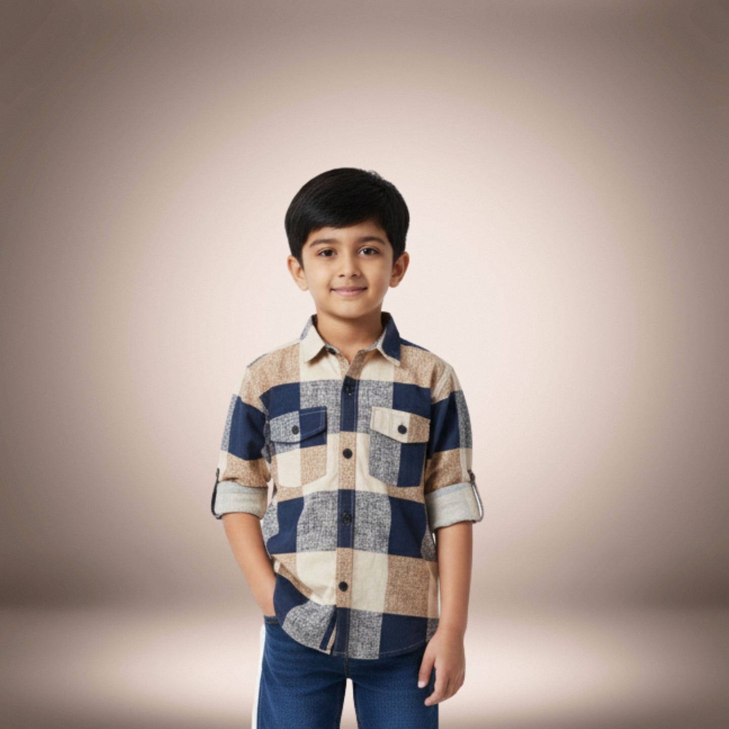 Boys' Classic Checkered Shirt