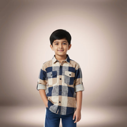 Boys' Classic Checkered Shirt
